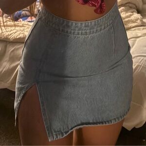 Lioness Denim Mini-Skirt